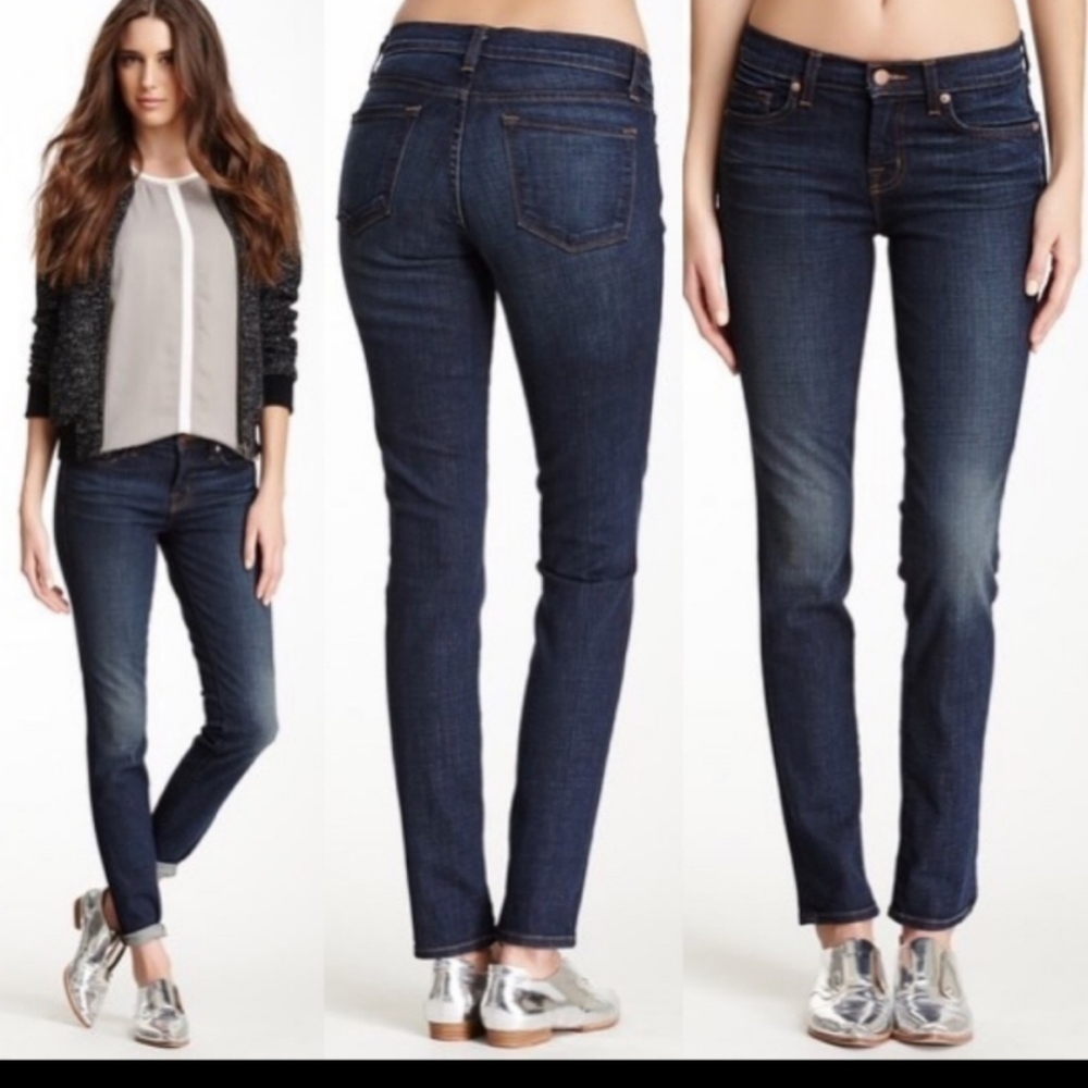 J BRAND Skinny Leg Women's Jeans Size 24 Dark Wash League